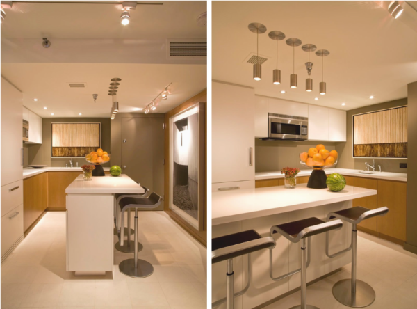 decoracao moderna apartamento lindo cozinha ilha silestone branco
