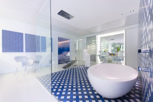 banheiro moderno casa cor migotto ducha teto