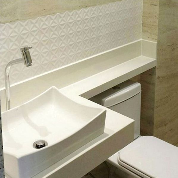 banheiro marmore travertino textura branca